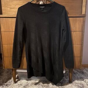 The Limited Black Asymmetrical Sweater